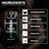 Hammer of Thor Immunty Capsule Herbal Supplement 100% Pure Natural Herbs Extract Only for Men 60 Capsule