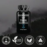 Hammer of Thor Immunty Capsule Herbal Supplement 100% Pure Natural Herbs Extract Only for Men 60 Capsule